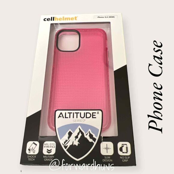 Cellhelmet Altitude X Series Pink Case for iPhone 12 Mini - Picture 1 of 6